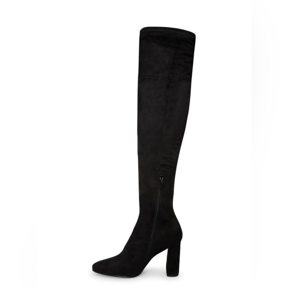 Black Over-the-Knee Boots - Picture 2 of 6